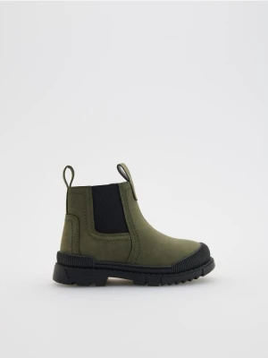 Reserved - Klasyczne botki - zielony