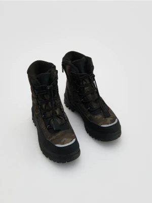 Reserved - Klasyczne botki - zielony