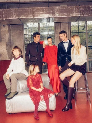 Reserved - Klasyczne botki - zielony