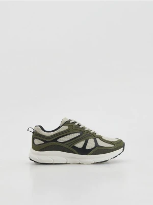 Reserved - Klasyczne sneakersy - oliwkowy