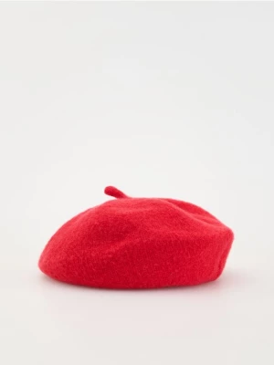 Reserved - Klasyczny beret - czerwony