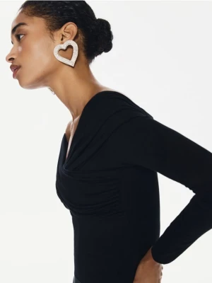 Reserved - Kolczyki serca - srebrny