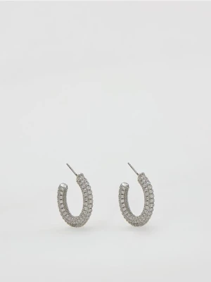 Reserved - Kolczyki z cyrkoniami - srebrny