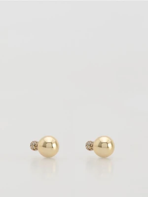 Reserved - Kolczyki z kulkami - złoty