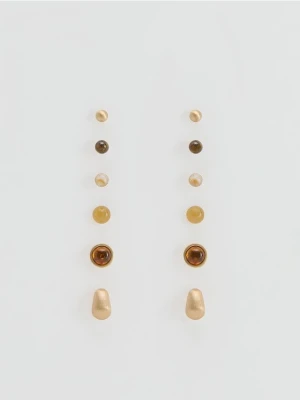 Reserved - Kolczyki z muszlą - wielobarwny