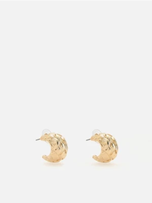 Reserved - Kolczyki z ozdobnym wykończeniem - złoty