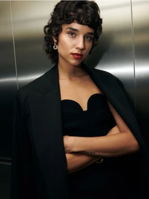 Reserved - Kolczyki z przekładanych kół z kryształkami - wielobarwny