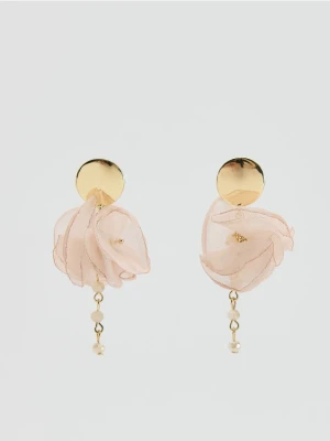 Reserved - Kolczyki z zawieszkami - kremowy