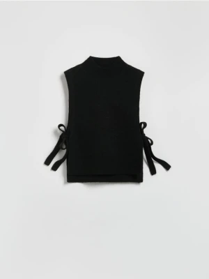 Reserved - Kołnierz z domieszką wełny - czarny