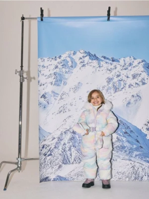 Reserved - Kolorowy kombinezon z rękawiczkami - wielobarwny