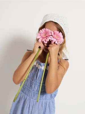 Reserved - Kombinezon na ramiączkach w paski - niebieski