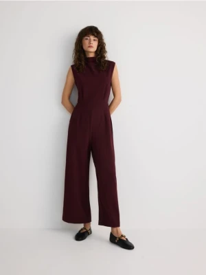 Reserved - Kombinezon z długimi nogawkami - bordowy