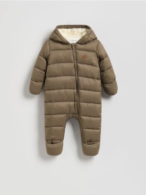 Reserved - Kombinezon z kapturem - brązowy