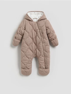 Reserved - Kombinezon z kapturem - brązowy