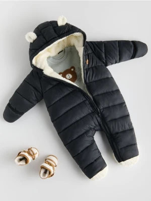 Reserved - Kombinezon z kapturem - czarny