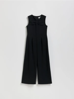 Reserved - Kombinezon z kokardą - czarny