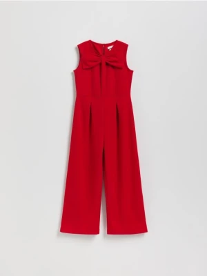 Reserved - Kombinezon z kokardą - czerwony