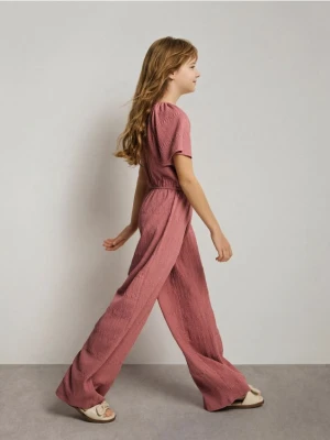 Reserved - Kombinezon z krótkim rękawem - brudny róż