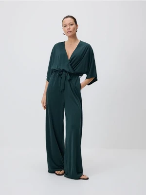Reserved - Kombinezon z modalem - ciemny turkus