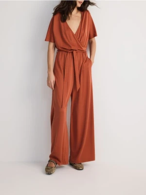 Reserved - Kombinezon z modalem - miedziany