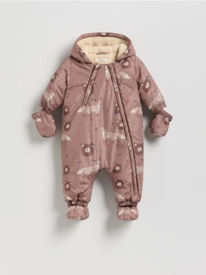 Reserved - Kombinezon z ociepleniem - brązowy