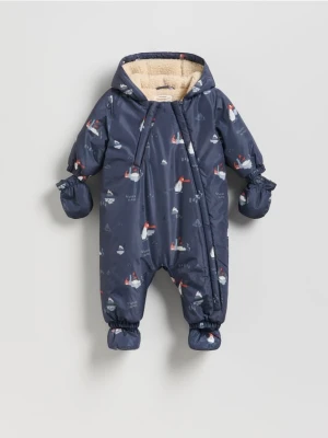 Reserved - Kombinezon z ociepleniem - ciemnoszary