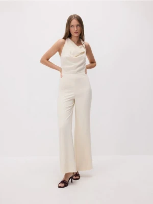 Reserved - Kombinezon z ozdobną klamrą - jasnożółty