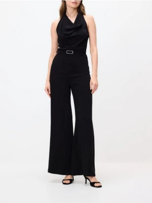 Reserved - Kombinezon z paskiem - czarny