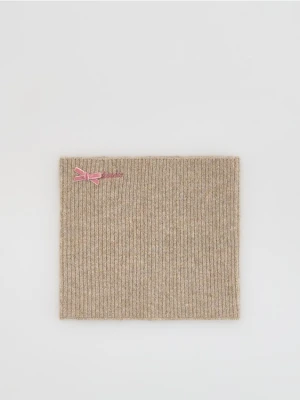 Reserved - Komin z domieszką wełny - beżowy