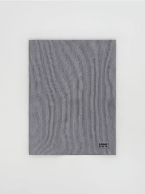 Reserved - Komin z naszywką - ciemnoszary