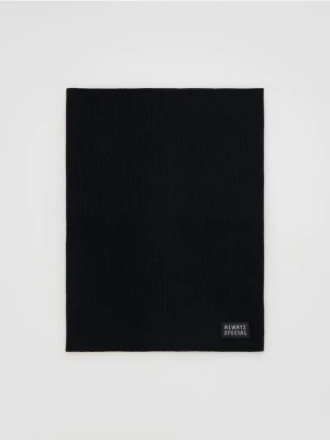 Reserved - Komin z naszywką - czarny