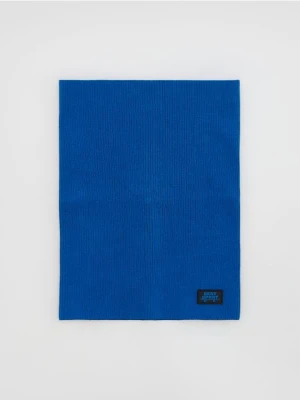 Reserved - Komin z naszywką - niebieski