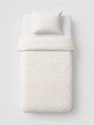 Reserved - Komplet bawełnianej pościeli - pastelowy róż