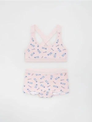 Reserved - Komplet Myszka Minnie - pastelowy róż