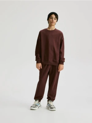 Reserved - Komplet oversize - bordowy