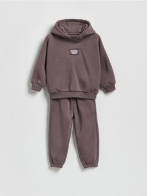 Reserved - Komplet oversize - ciemnofioletowy