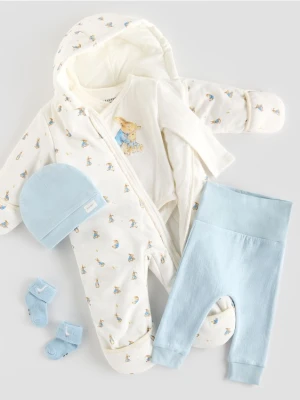 Reserved - Komplet Piotruś Królik - jasnoniebieski