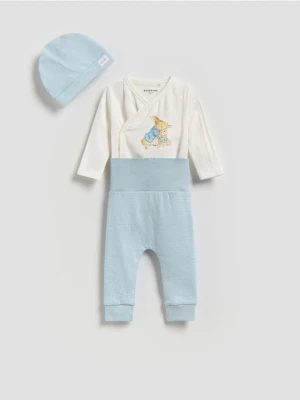 Reserved - Komplet Piotruś Królik - jasnoniebieski