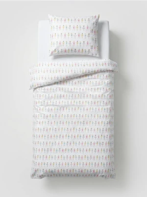 Reserved - Komplet wzorzystej pościeli - beżowy