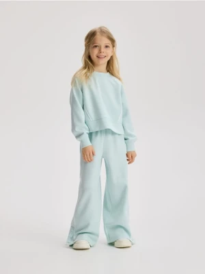 Reserved - Komplet z modalem - jasnoturkusowy