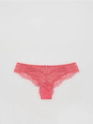 Reserved - Koronkowe majtki - fioletowy