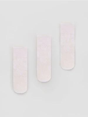 Reserved - Koronkowe skarpetki 3 pack - biały