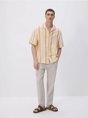 Reserved - Koszula comfort fit - bursztynowy