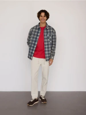 Reserved - Koszula comfort fit w kratę - niebieski