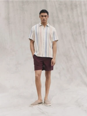 Reserved - Koszula comfort fit w paski - wielobarwny