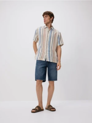Reserved - Koszula comfort fit w paski - wielobarwny