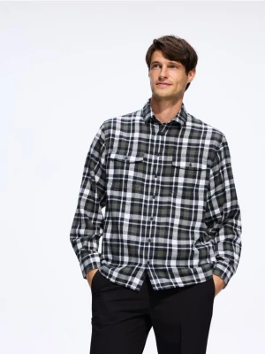 Reserved - Koszula flanelowa w kratę - wielobarwny