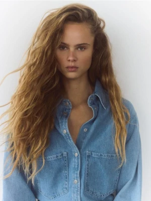 Reserved - Koszula jeansowa - niebieski