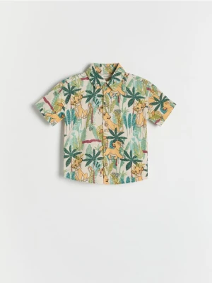 Reserved - Koszula Król Lew - zielony