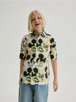 Reserved - Koszula Mickey Mouse - beżowy